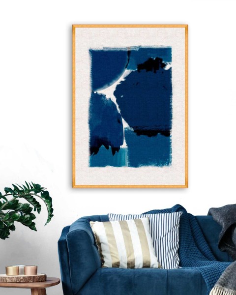 MINDTHEGAP | INDIGO MARVEL Framed Art