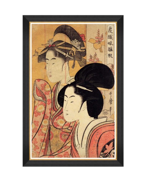 MINDTHEGAP | BY KITAGAWA UTAMARO Framed Art
