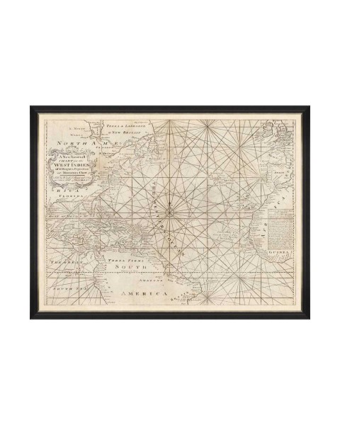 MINDTHEGAP | MAP OF WEST INDIES 1716 | FA13198