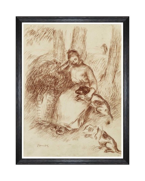 MINDTHEGAP | PEASANT GIRL BY RENOIR | FA13260
