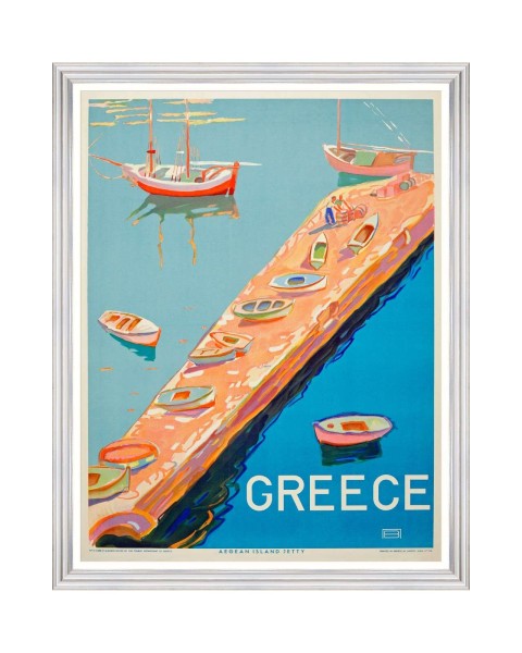 MINDTHEGAP | GREECE TRAVELS POSTERS Framed Art