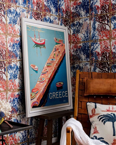 MINDTHEGAP | GREECE TRAVELS POSTERS Framed Art