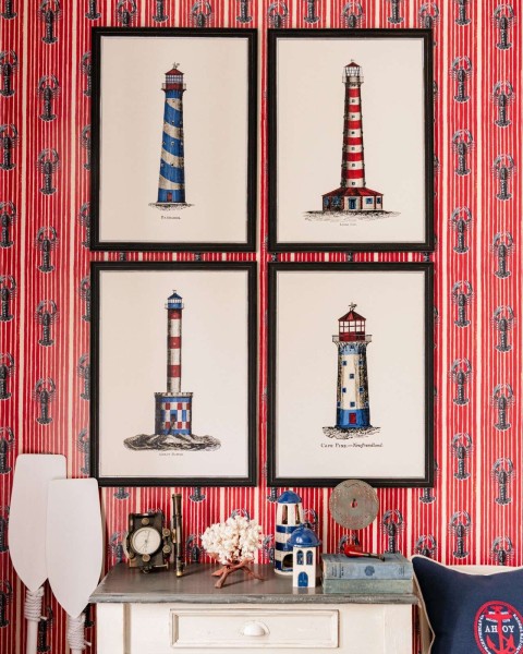 MINDTHEGAP | LIGHTHOUSE DRAWINGS Framed Art