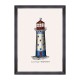 MINDTHEGAP | LIGHTHOUSE DRAWINGS Framed Art
