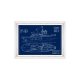 MINDTHEGAP | SUNDANCE VILLA | TUGBOATS BLUEPRINTS Framed Art