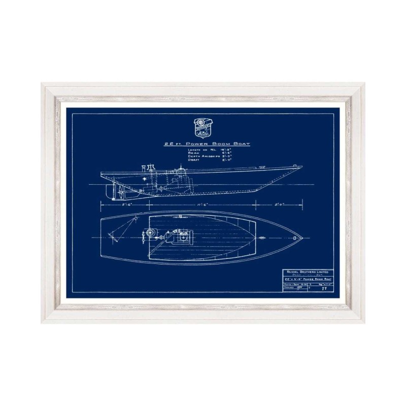 MINDTHEGAP | TUGBOATS BLUEPRINTS Framed Art