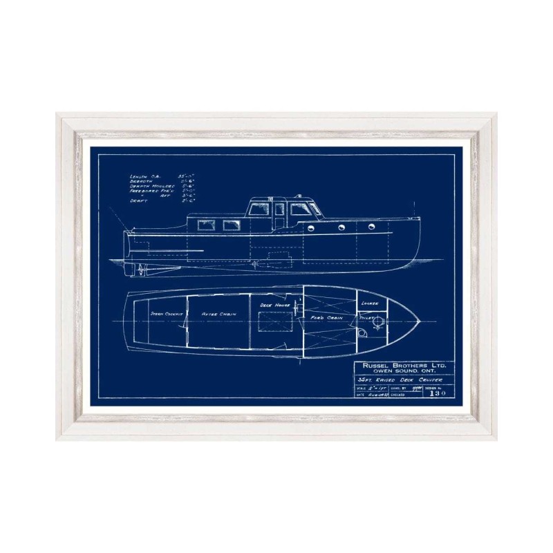 MINDTHEGAP | TUGBOATS BLUEPRINTS Framed Art