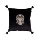 MINDTHEGAP | MANOR CREST Velvet Embroidered Cushion | LC40043