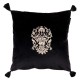 MINDTHEGAP | MANOR CREST Velvet Embroidered Cushion | LC40043