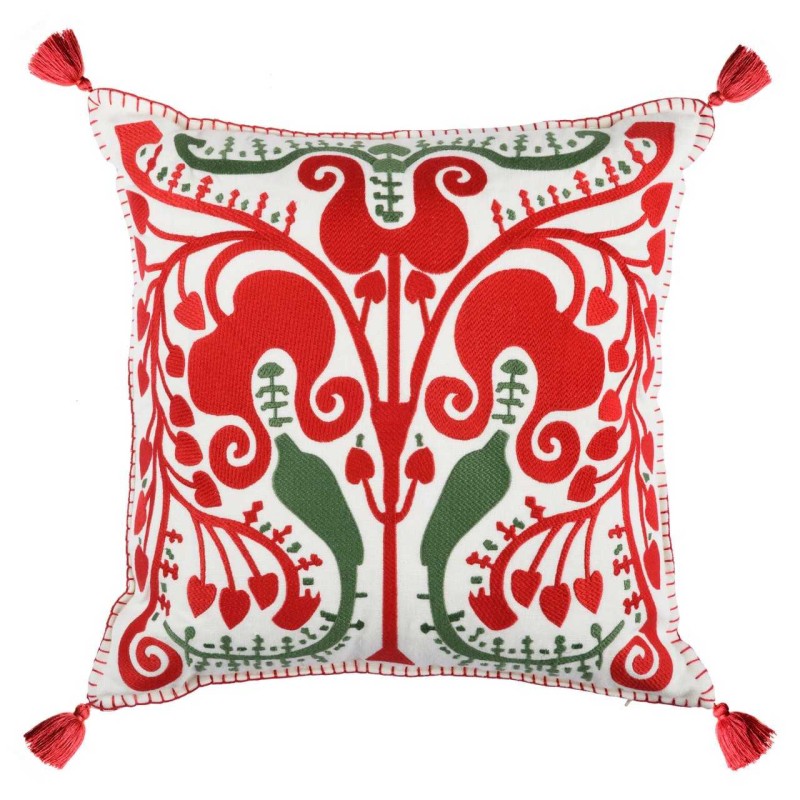 MINDTHEGAP | TRANSYLVANIAN SUZANI Embroidered Cushion | LC40083