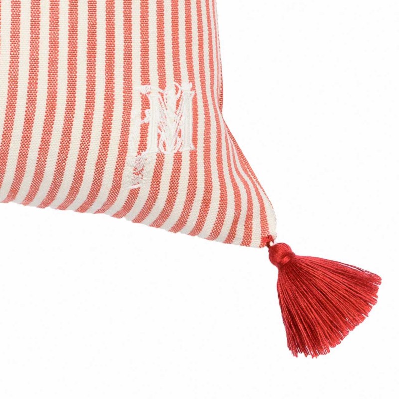 MINDTHEGAP | RHUBARB Stripe Heavy Cushion | LC40097