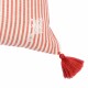 MINDTHEGAP | RHUBARB Stripe Heavy Linen Cushion | LC40097