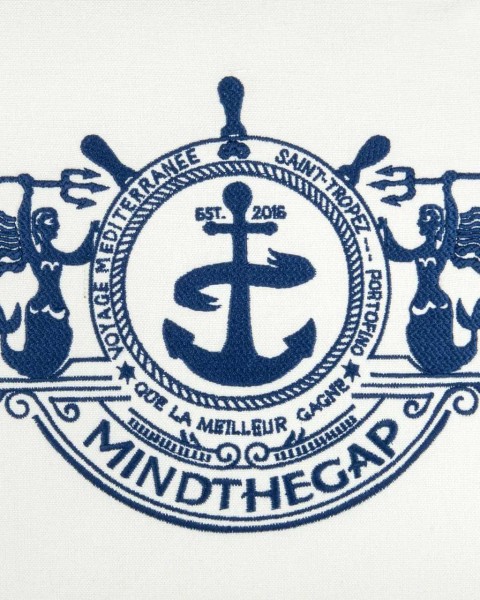 MINDTHEGAP | VOYAGE Embroidered Cushion | LC40105