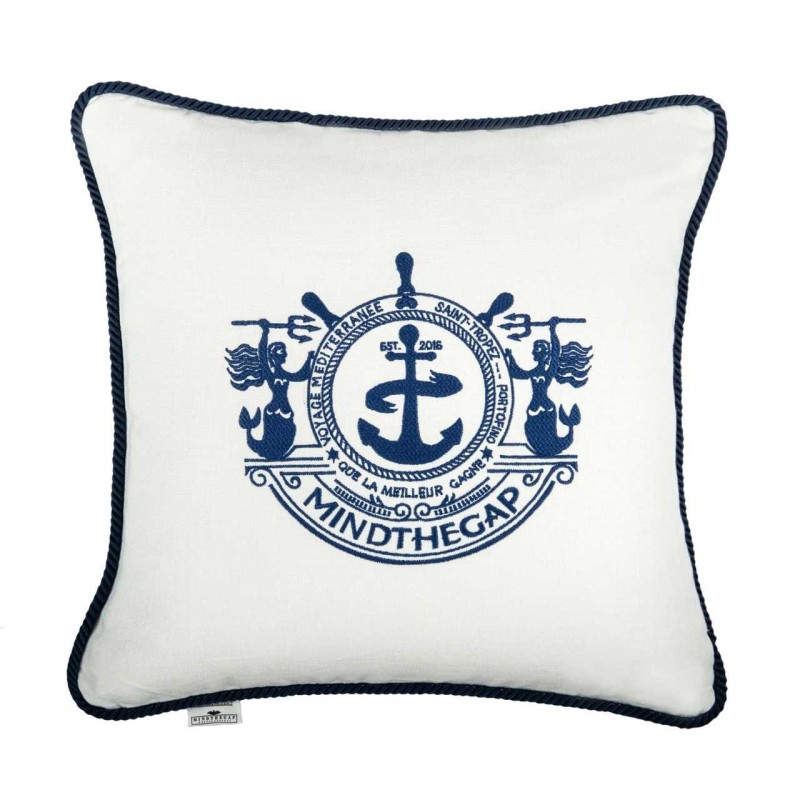 MINDTHEGAP | VOYAGE Embroidered Cushion | LC40105
