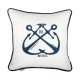 MINDTHEGAP | VINTAGE ANCHORS Embroidered Cushion | LC40106
