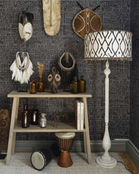 MINDTHEGAP | MUDCLOTH Lampshade | LS30201
