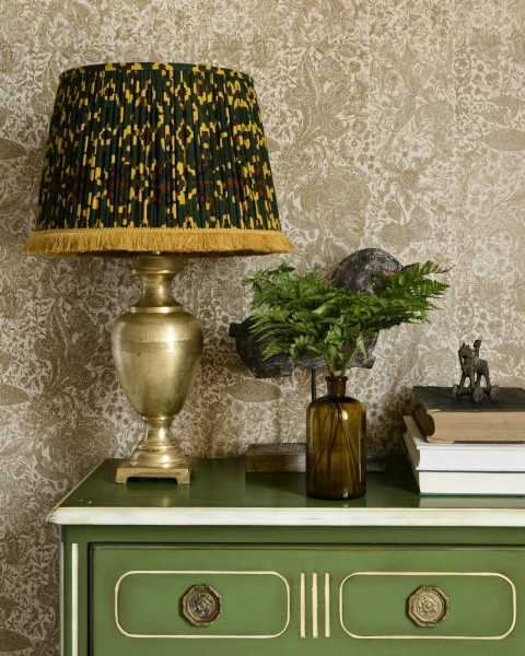 MINDTHEGAP | Transylvanian Roots | Lampshade | Zold Pleated | LS30341