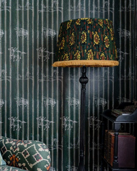 MINDTHEGAP | Transylvanian Roots | Lampshade | Zold Pleated | LS30341