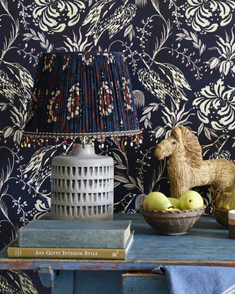 MINDTHEGAP | TRANSYLVANIAN ROOTS | LAMPSHADE | FLOURISH BLUE | LS30345