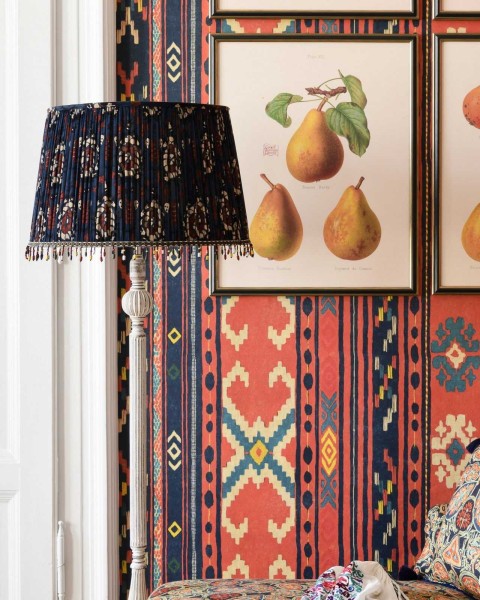 MINDTHEGAP | TRANSYLVANIAN ROOTS | LAMPSHADE | FLOURISH BLUE | LS30345