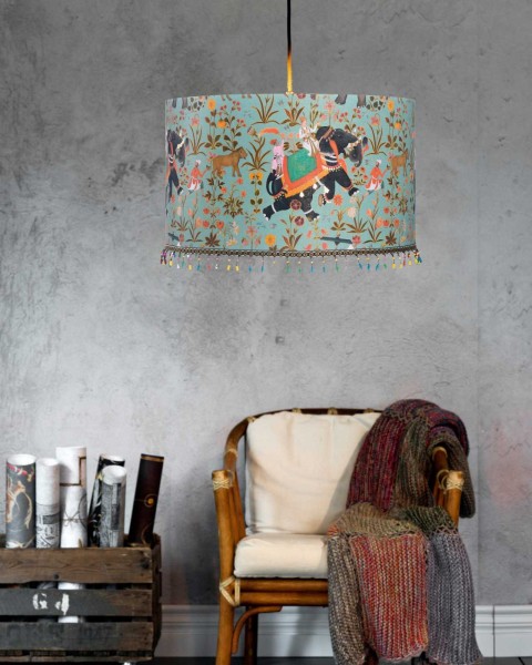 MINDTHEGAP | HINDUSTAN Aquamarine Lampshade | LS30456
