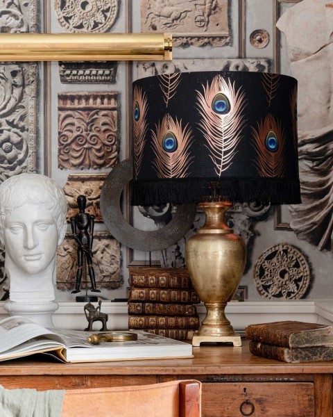 MINDTHEGAP | PEACOCK FEATHERS Lampshade | LS30459