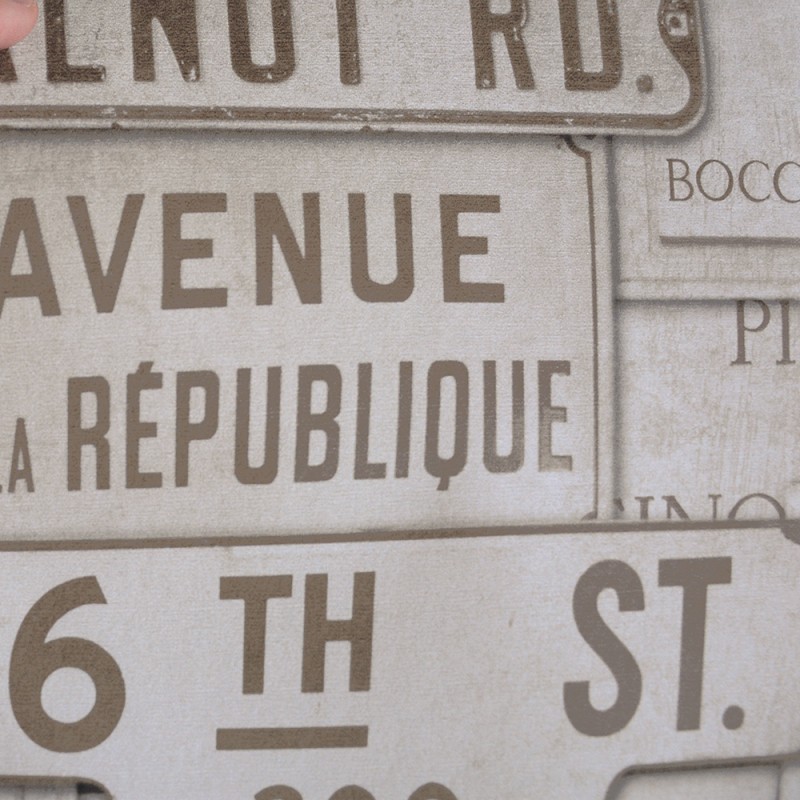 MINDTHEGAP | Vintage Signs Taupe | WP20036
