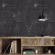 MINDTHEGAP | Newton Geometry Anthracite | WP20046