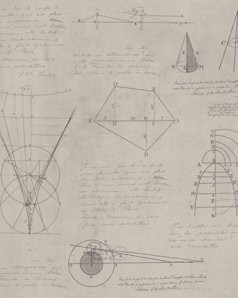 MINDTHEGAP | Newton Geometry Taupe | WP20047 MINDTHEGAP | Newton Geometry Taupe | WP20047