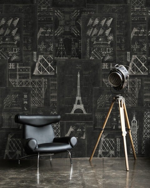 MINDTHEGAP | Grand Eiffel Anthracite | WP20218