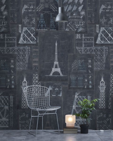 MINDTHEGAP | Grand Eiffel Blue | WP20219