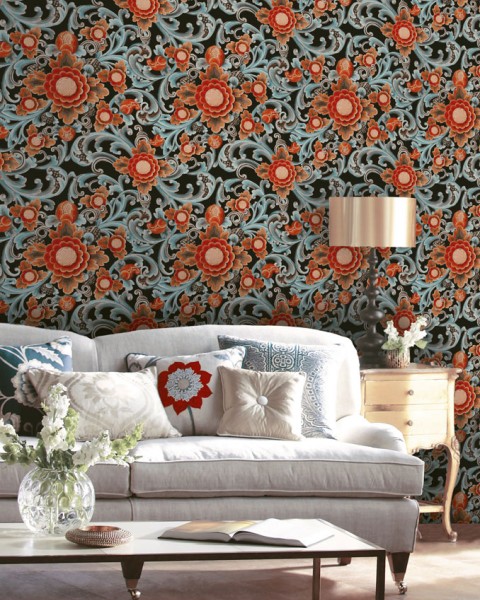 MINDTHEGAP | Floral Painting Dark | WP20252