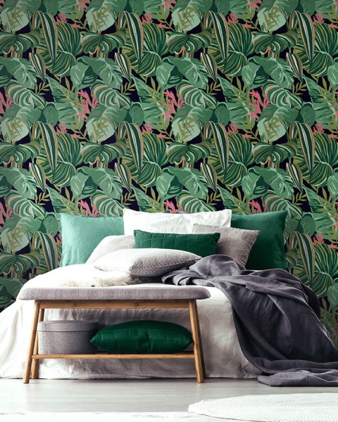 MINDTHEGAP | TROPICAL FOLIAGE Anthracite | WP20366