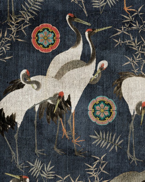 MINDTHEGAP | TSURU Indigo | WP20392 Wallpaper