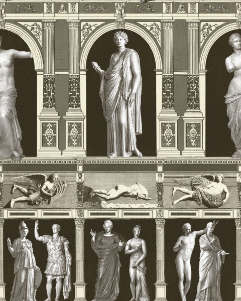MINDTHEGAP | THE WALLPAPER COMPENDIUM | STATUES ANTIQUE Taupe | WP20423