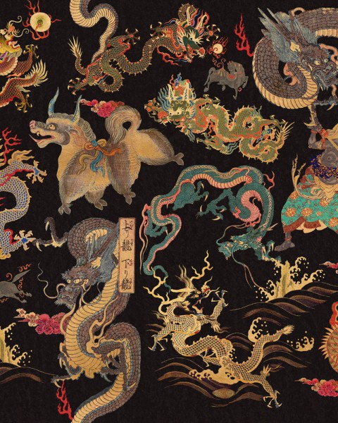 MINDTHEGAP | The Wallpaper Compendium | DRAGONS OF TIBET | WP20425