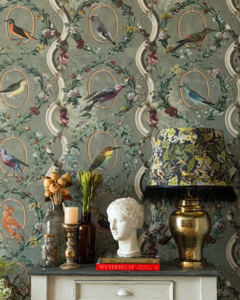 MINDTHEGAP | The Wallpaper Compendium | Countesse's Aviarium Neutral | WP20427