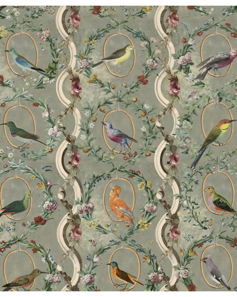 MINDTHEGAP | The Wallpaper Compendium | Countesse's Aviarium Neutral | WP20427