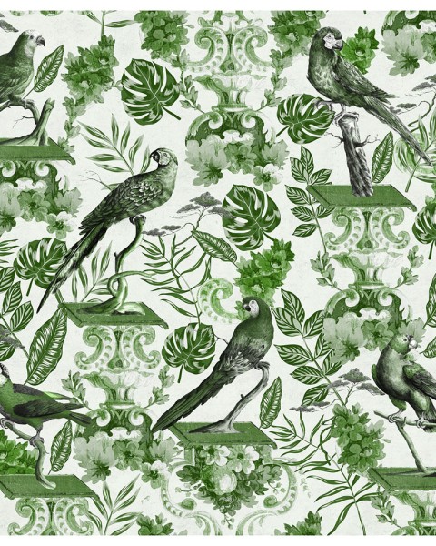 MINDTHEGAP | The Wallpaper Compendium | La Voliere Green | WP20438