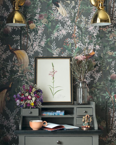 MINDTHEGAP | The Wallpaper Compendium | Royal Garden Grey | WP20456
