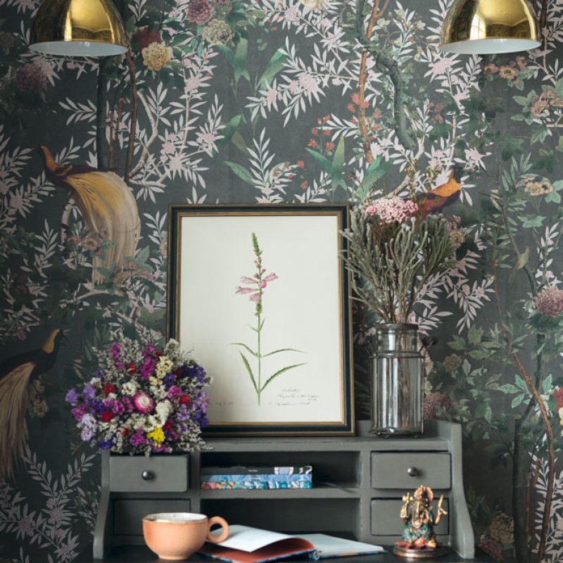 MINDTHEGAP | The Wallpaper Compendium | Royal Garden Grey | WP20456