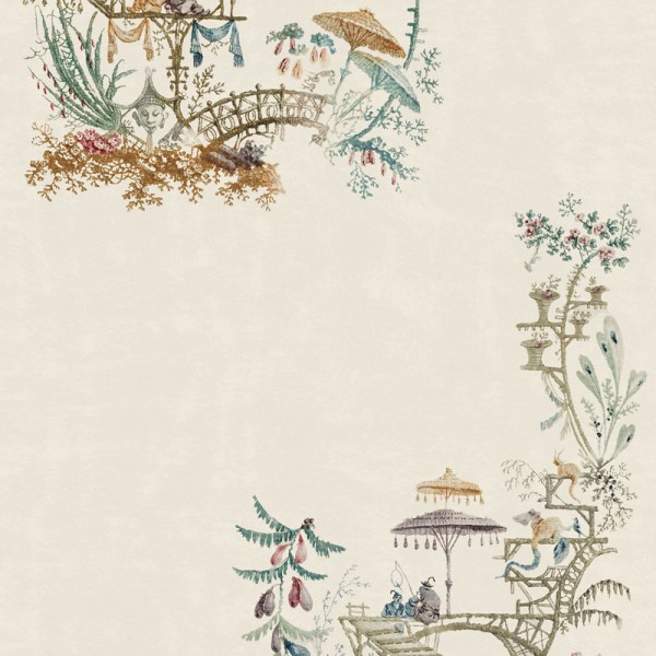 MINDTHEGAP | THE WALLPAPER COMPENDIUM | CHINOSERIE Coconut | WP20464