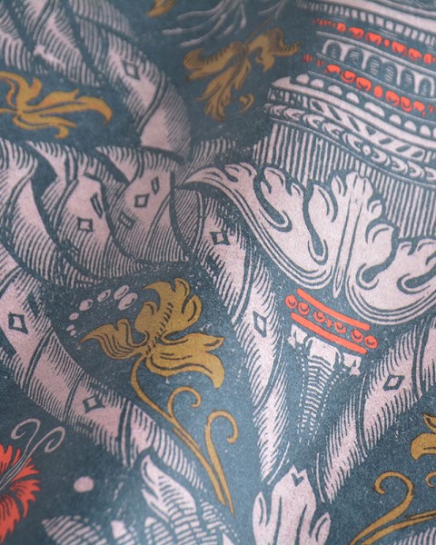 MINDTHEGAP | The Wallpaper Compendium | FLORAL ORNAMENT Scarlet | WP20471