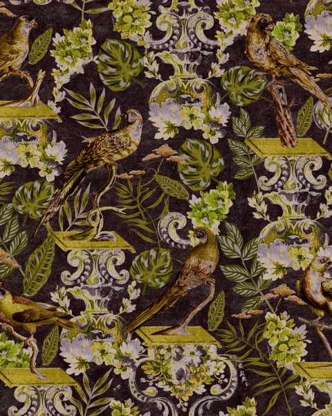 MINDTHEGAP | The Wallpaper Compendium | La Voliere Dark | WP20478