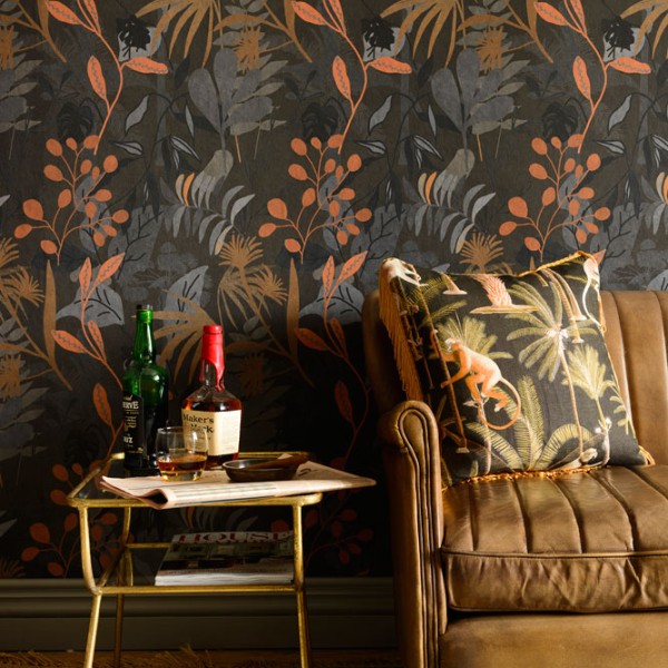 MINDTHEGAP | The Wallpaper Compendium | CARIBBEAN GARDEN Dark | WP20487