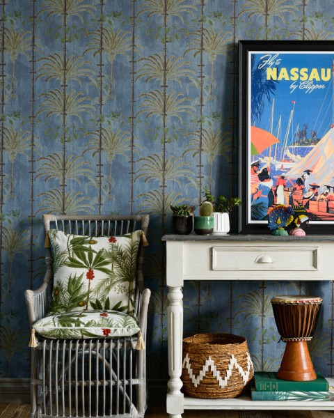 MINDTHEGAP | The Wallpaper Compendium | HAVANA Regatta Blue | WP20490
