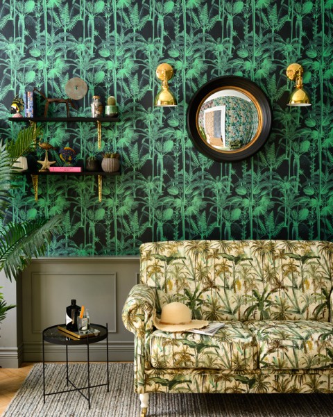 MINDTHEGAP | The Wallpaper Compendium | PALMERA CUBANA Dark | WP20496