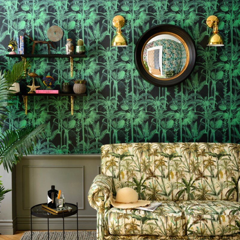 MINDTHEGAP | The Wallpaper Compendium | PALMERA CUBANA Dark | WP20496