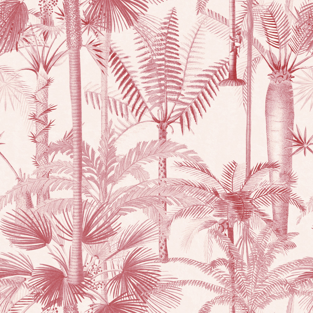 MINDTHEGAP | The Wallpaper Compendium | PALMERA CUBANA Pink | WP20497