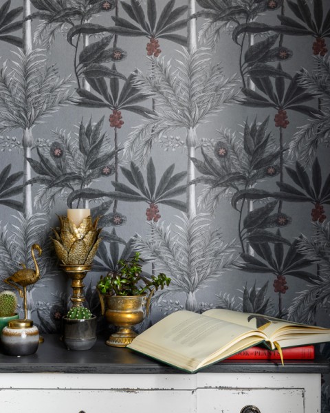 MINDTHEGAP | The Wallpaper Compendium | MADAGASCAR Grey | WP20519